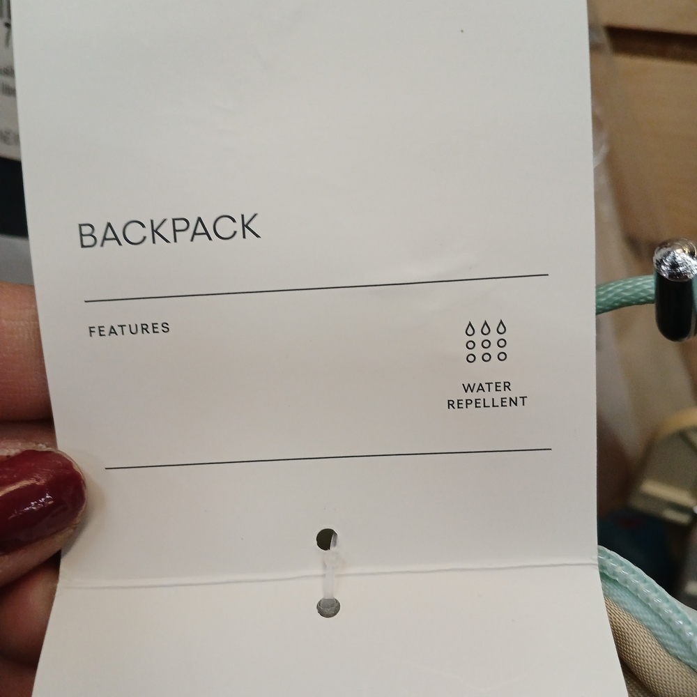 Elegant Mint Laptop Backpack - Picture 3 of 6